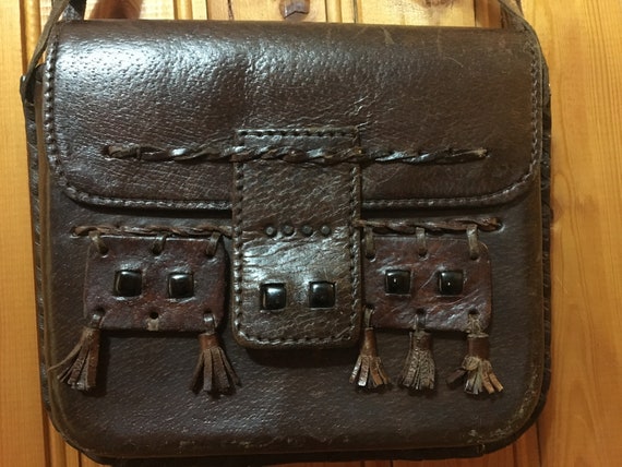 Handbag, Ladies leather bag, Leather bag, Vintage… - image 1