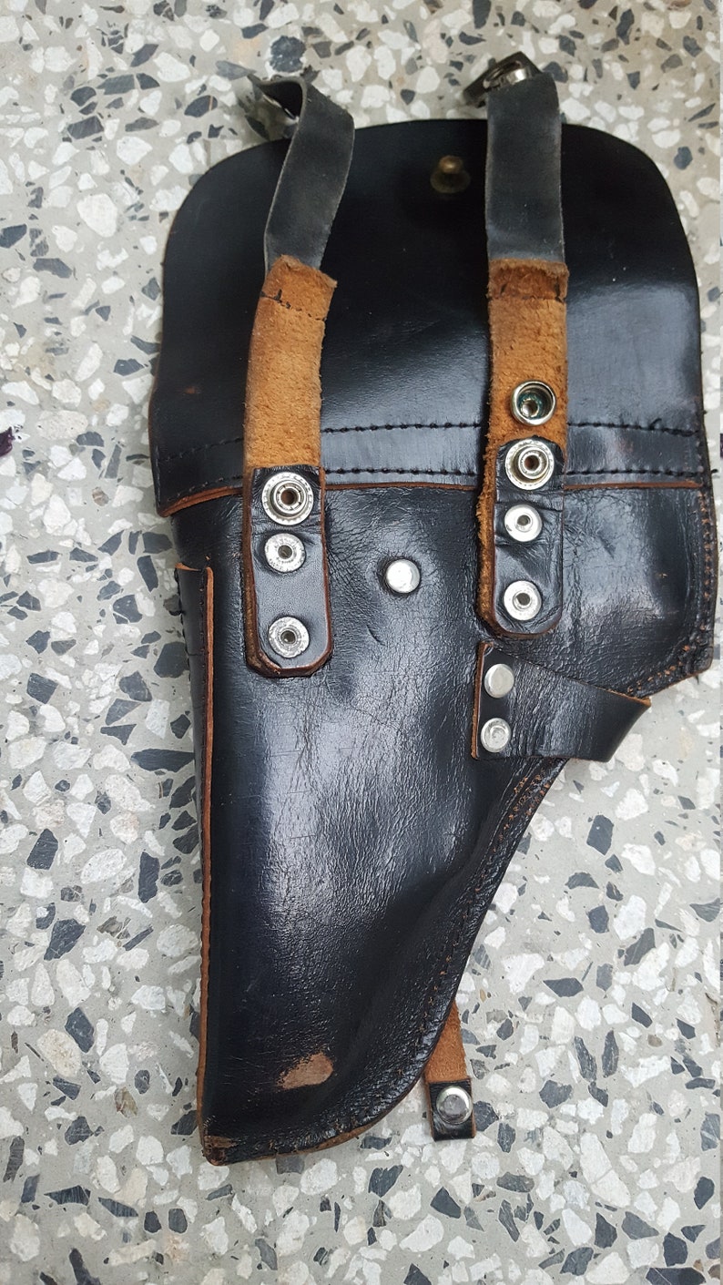 Pistol Holder Leather Holster Gift for Him Leather Gun Etsy