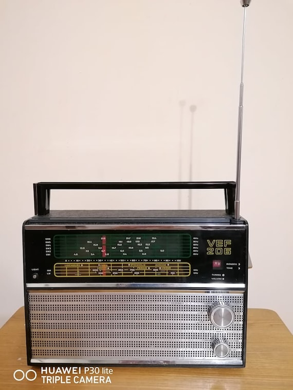 Vintage Radio VEF 206, Vintage Radio Receiver, Collectible Radio