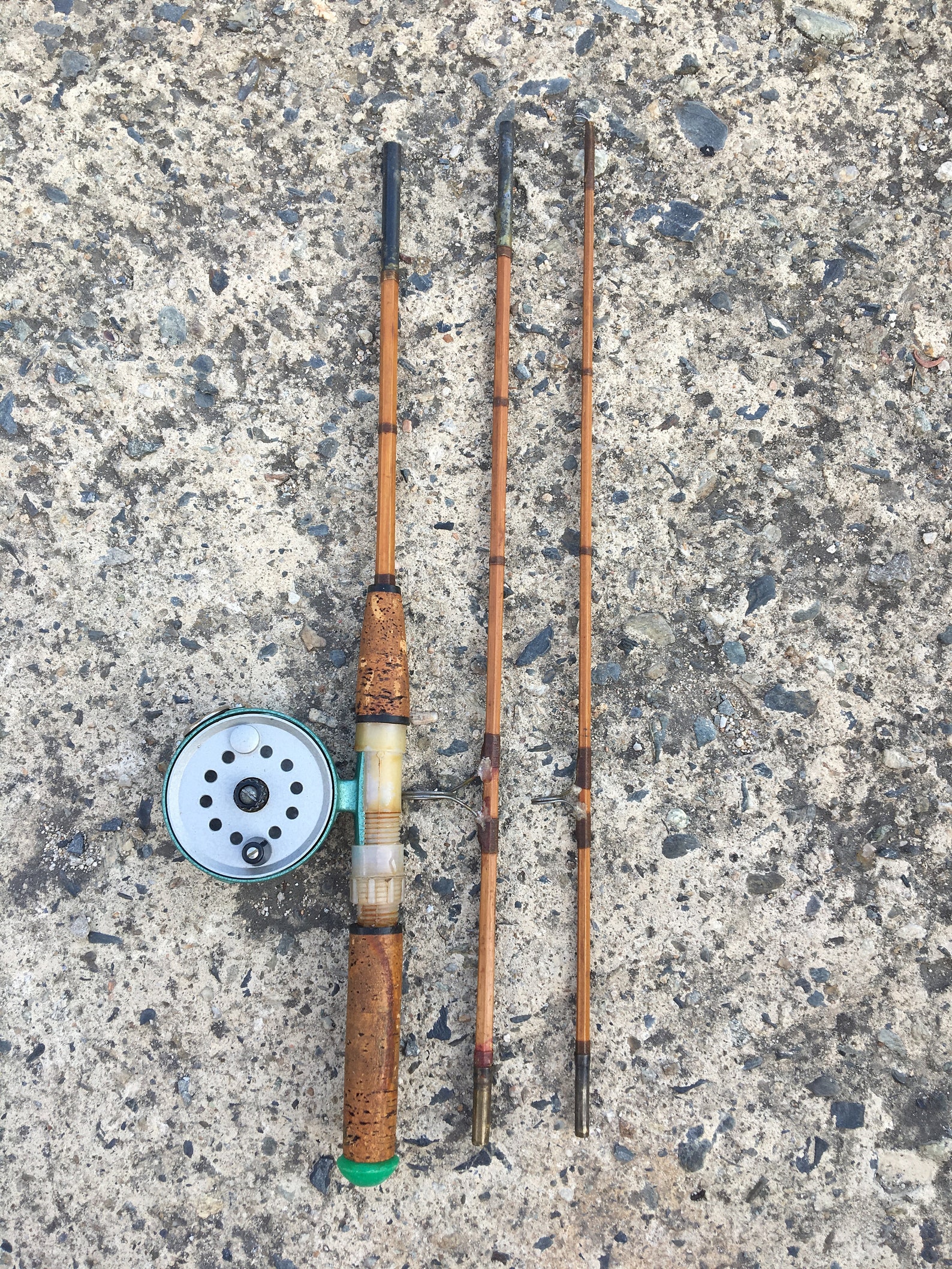 Bambus Angelrute Für Kinder - 2 Meter Naturrute Für Kleine Angler