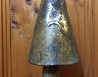 Old bell, Аntique Brass Bell, Big Bell, Rustic home decor, Primitive bell herd,A handmade bell, Farm bell, Bell farmhouse, Huge sheep bell