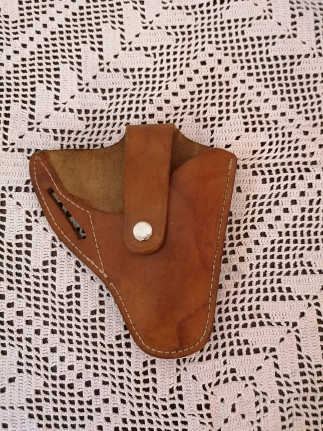 Pistol Holder Leather Holster Gift for Him Leather Gun Etsy