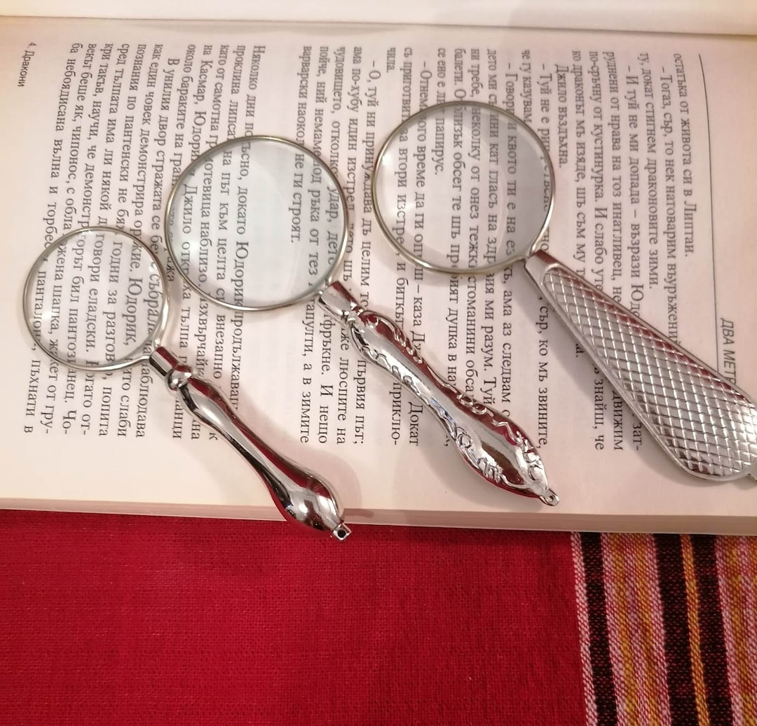 Magnifying Glass Retro Magnifiers Magnifiers Three Etsy