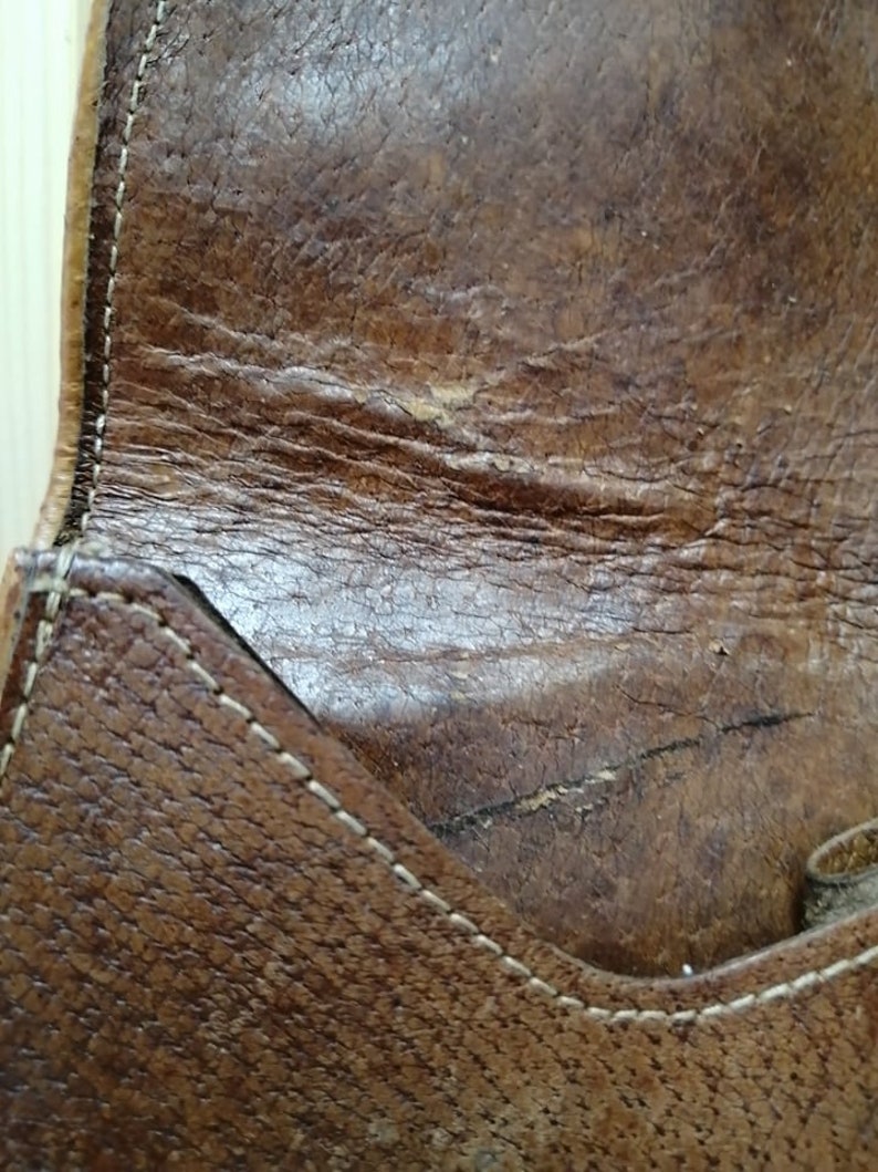 Men/'s brown leather belt bag Gift idea Belt leather case Genuine leather pouch Mens leather wallet