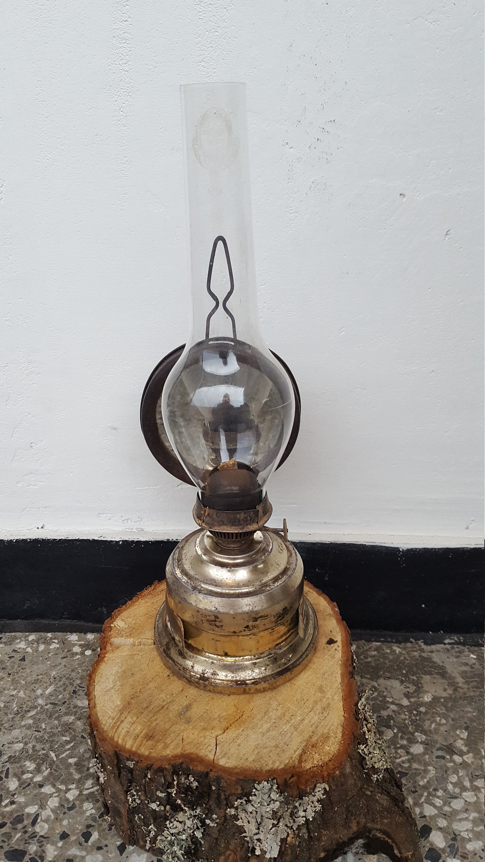 Gas Lamp Vintage Old Austrian 50