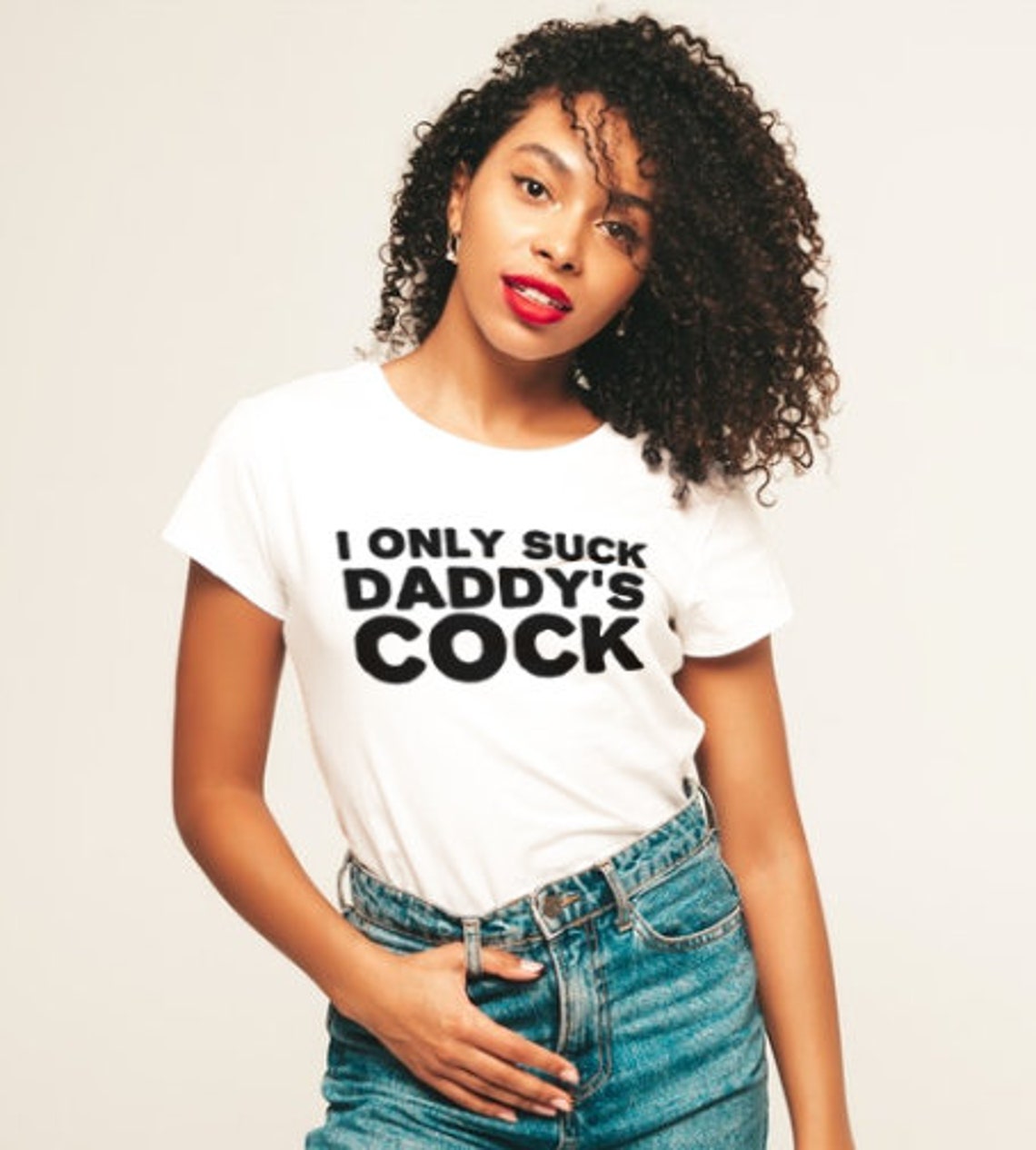 I Only Suck Daddys Cock Unisex T Shirt Ddlg T Shirt Bdsm Etsy 