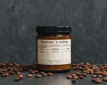 Hazelnut & Coffee Vegan Soy Wax Candle