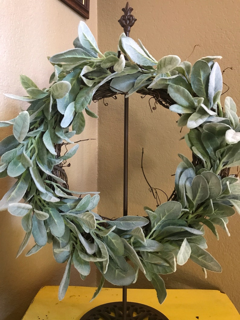 Lambs Ear Wreath Etsy