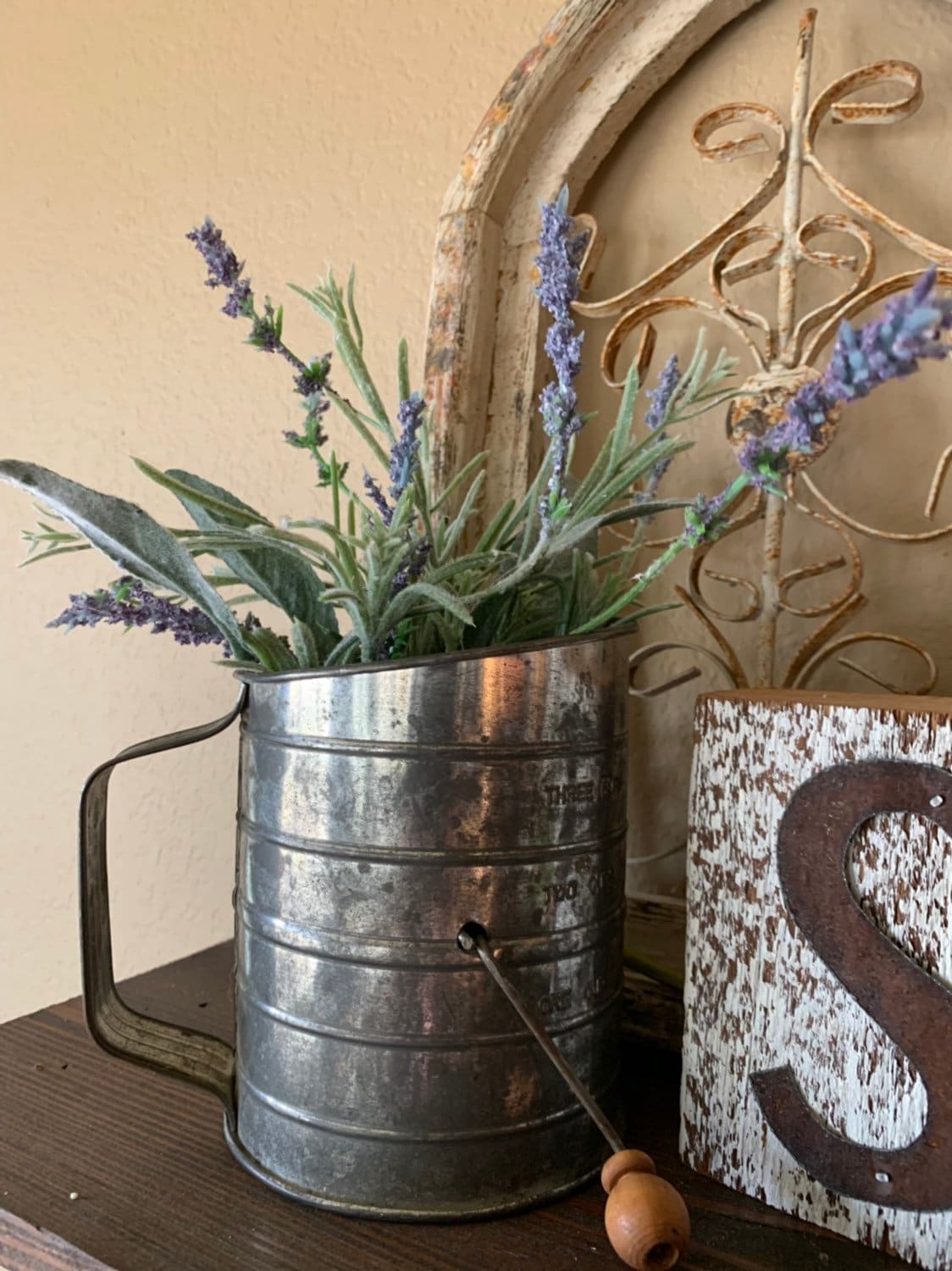 Flour Sifter Decor/kitchen Decor Etsy