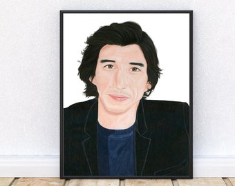 Drawing Print Adam Driver #2