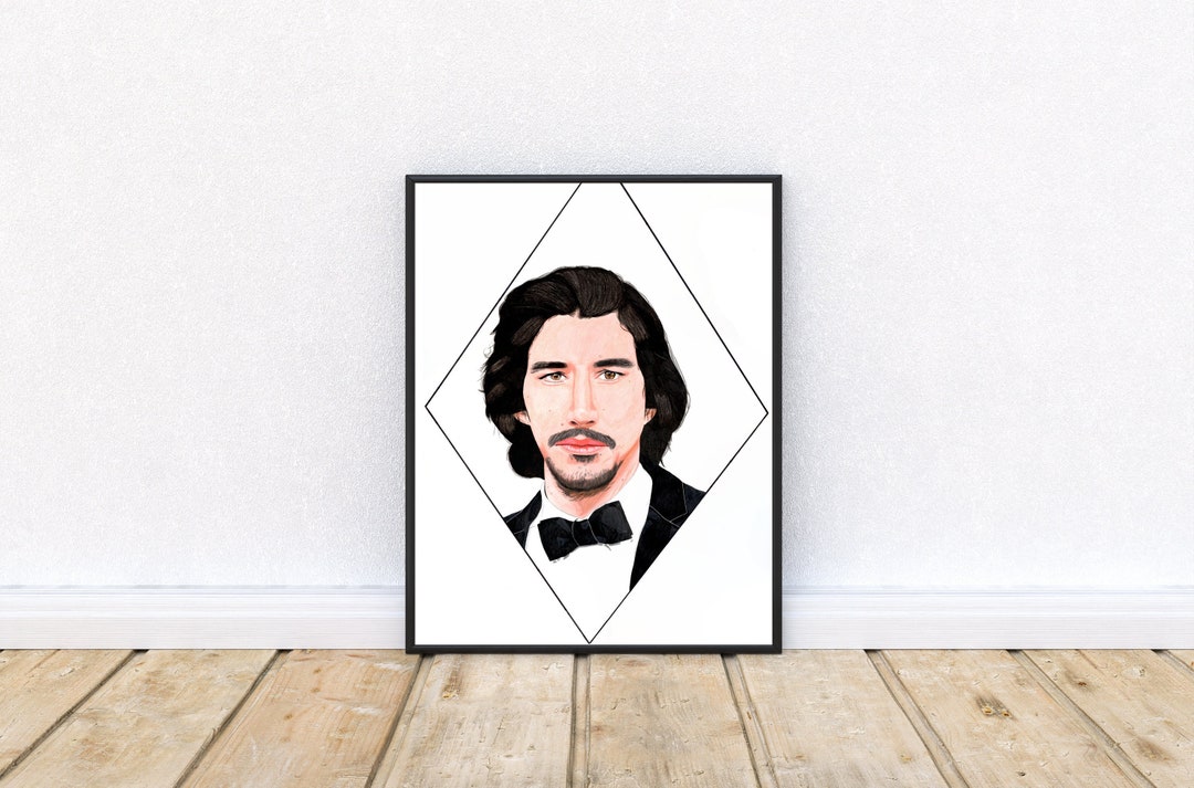 Drawing Print Adam Driver - Etsy