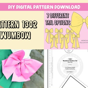 DIY- Wumbow Pattern with Seven Tail Options, Downloadable Printable Sewing Pattern, One Size Fits All