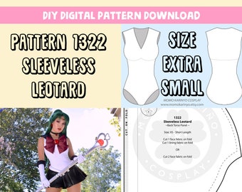 DIY- Sleeveless Leotard Pattern (Size Extra Small)