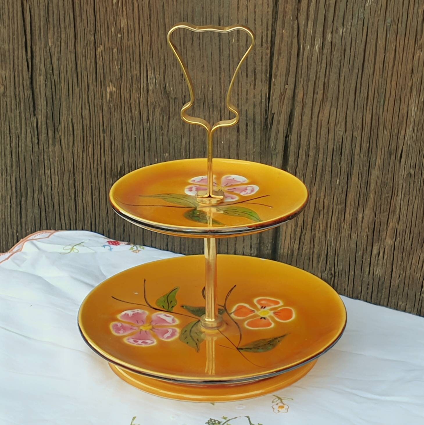 Français Petit Fours Vintage, Stand de Gâteau, Thé L'après-Midi, Décor Rétro Cuisine, Table à Haute,