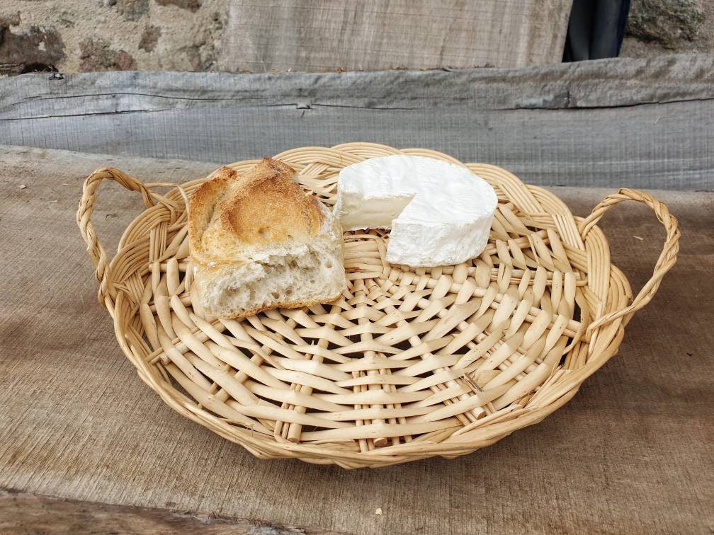 Français en Osier Plateau 12 Diamètre Fromage et Pain Petit Déjeuner Ferme Maison Cuisine Décor Fran