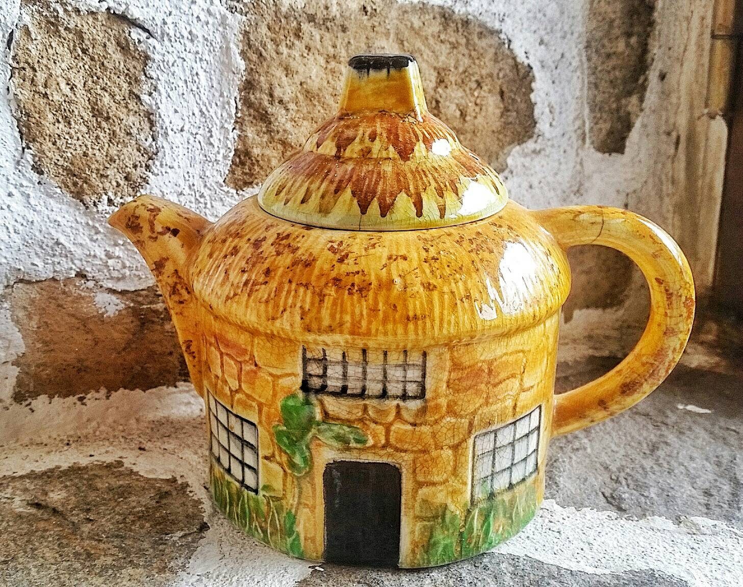 Anglais Vintage Ays Cottage Théière Collection Tea Pot Anglais Décorative Ferme Cuisine Décor Pays A