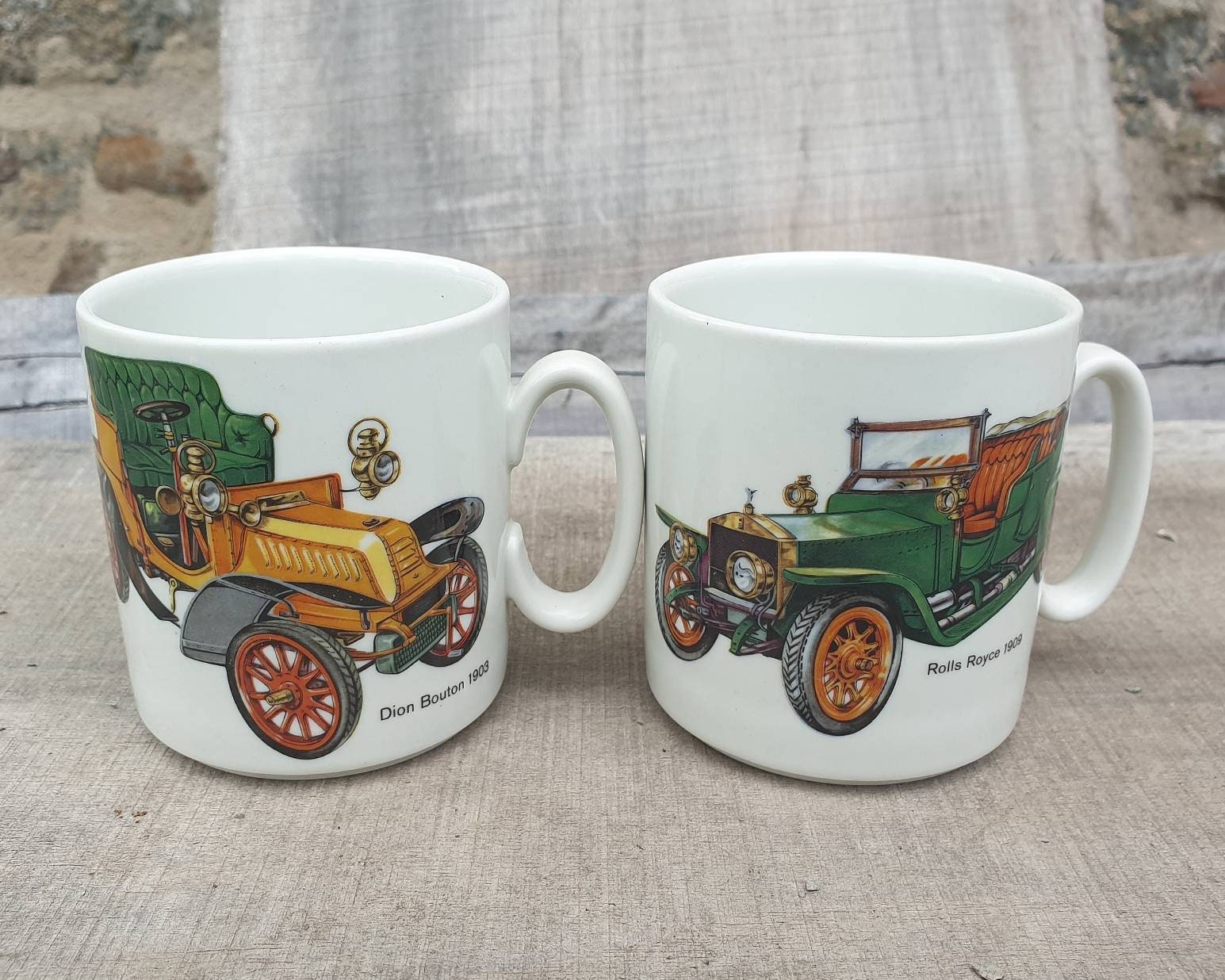 Tasses de Voiture Vintage Collectionnel Tasses Classiques Amateurs Voitures Rolls Royce Petites à Ca