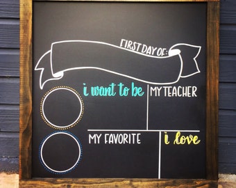 First Day of School Sign
