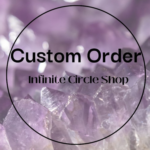 Custom Order, Gemstone Bracelet, Personalized Bracelet, Handmade Jewelry, Infinite Circle Shop, Custom Made Bracelet, Woman, Men, Gift