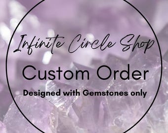 Custom Bracelet, Gemstone Bracelet, Without Spacers, Plain Beaded Bracelet, 8mm Stretch Bracelet, Simple Bead Bracelet, Healing Bracelet