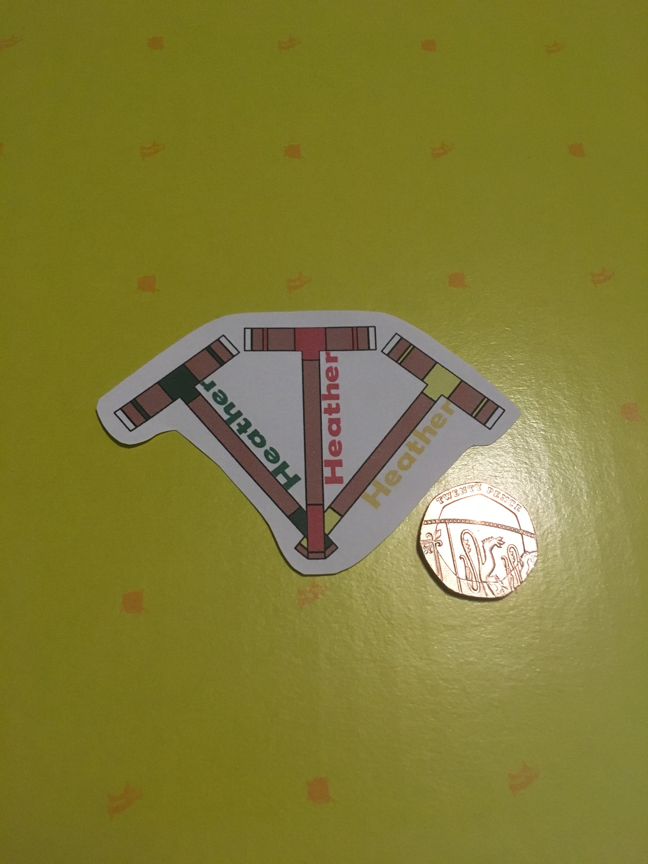 Heathers Croquet Mallet Sticker Etsy