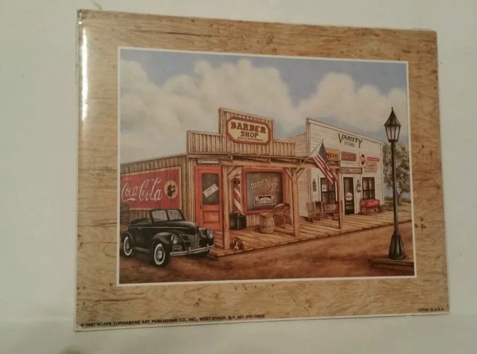 1997 scafatornabene art litho print Coca Cola Etsy