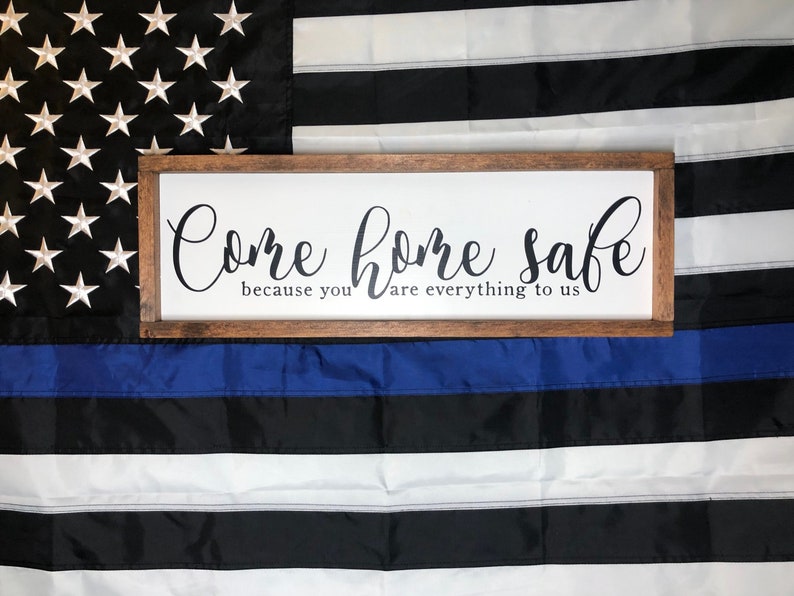 Police Wife Wood Sign Police Officer Gift Law Enforcement Etsy