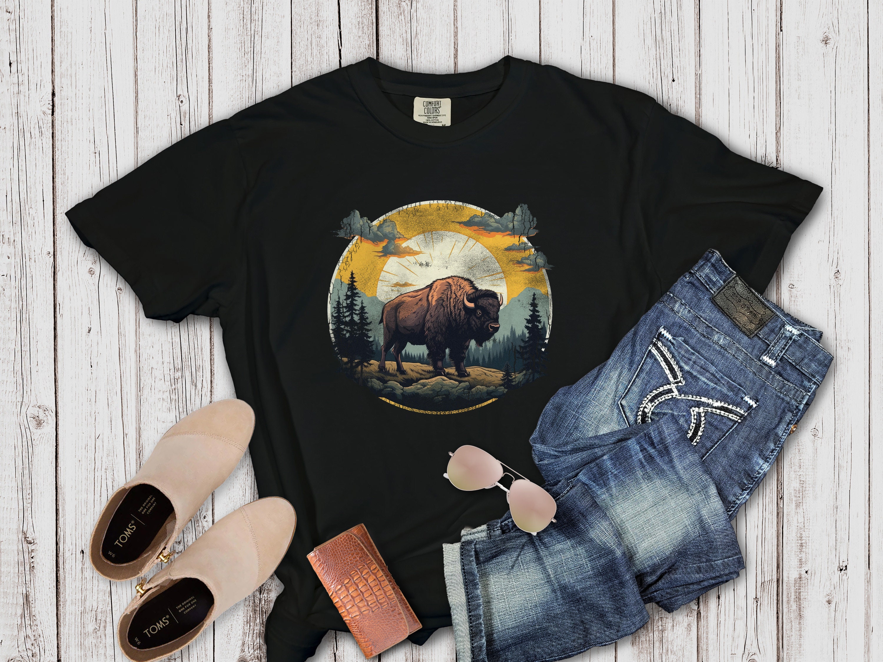 Bison Landscape Tee