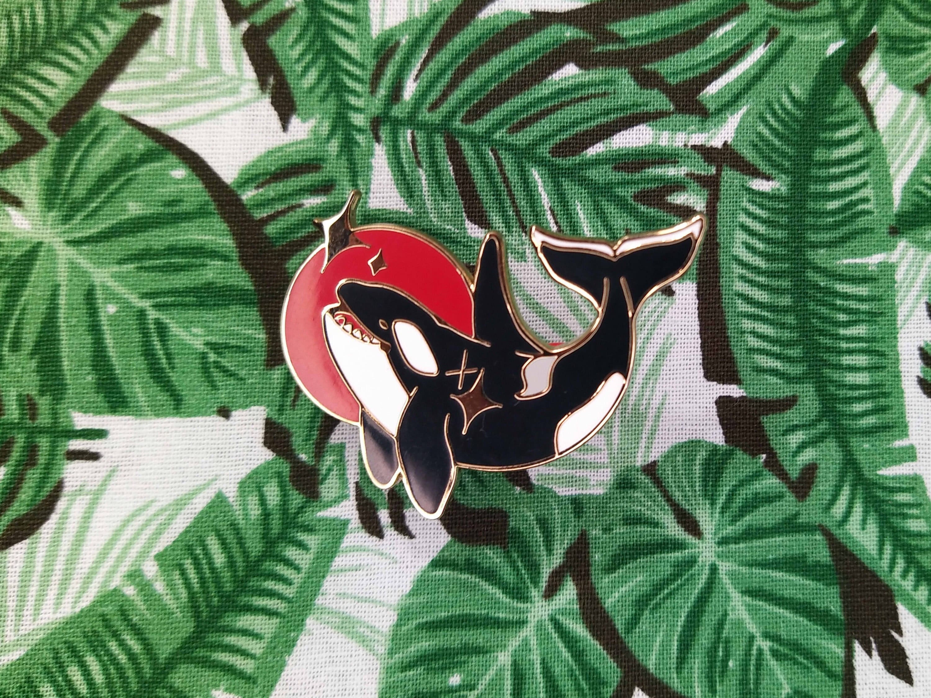 Orca Killer Whale Hard Enamel Pin
