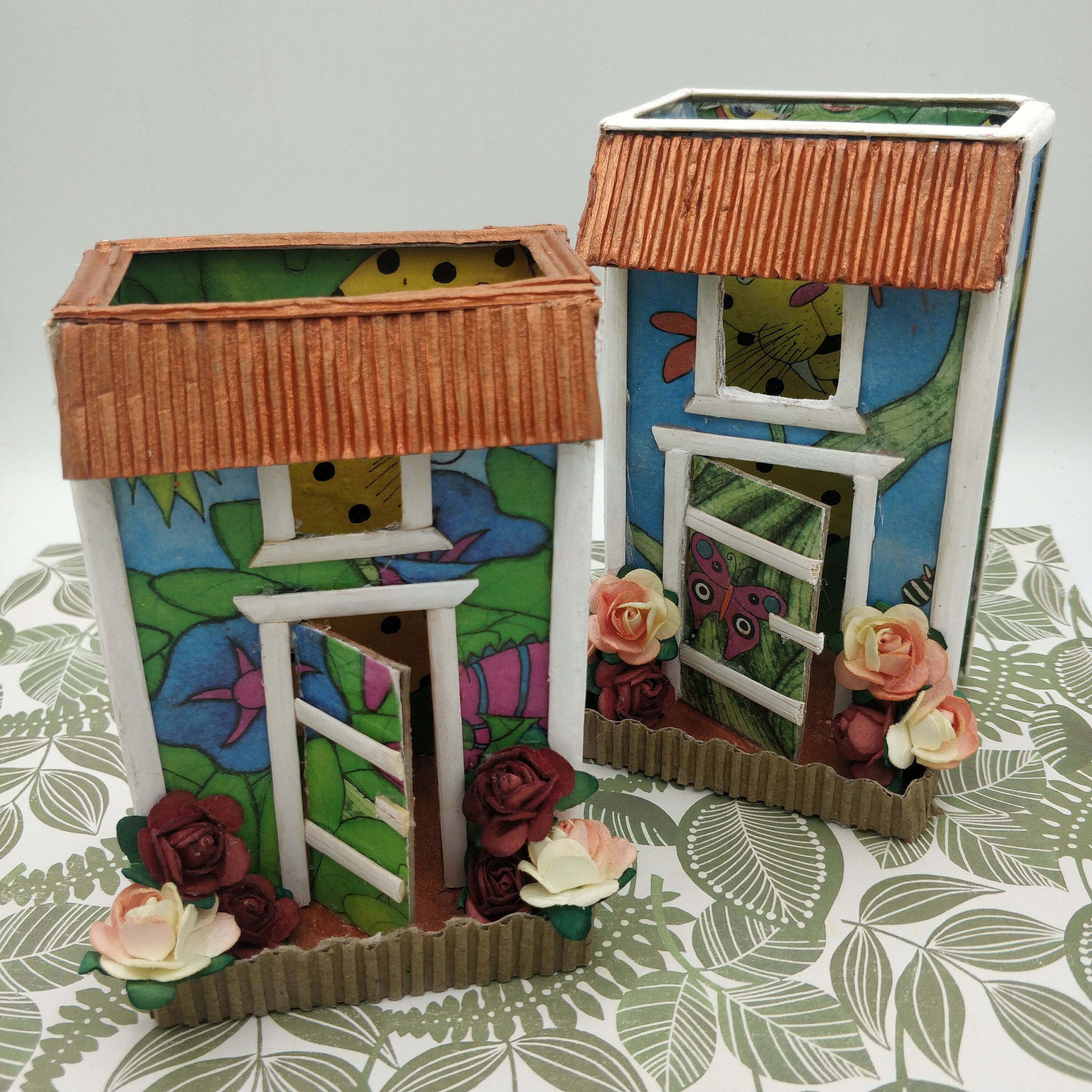 Handmade Paper Mache Pen/pencil Holder Etsy