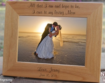 Engraved Mother Of The Bride Silver Photo Frame 7x5 Best Personalized Wedding Gifts For Parents Products On Wanelo