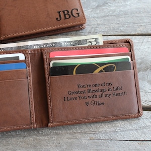 Brand New Brown Genuine Leather Men's Wallet Gift Item