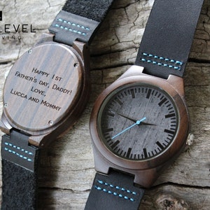 Men Gifts for Husband, Fathers Day Gift for Him, Wooden Watch Unique Gifts for Men Gift for Boyfriend Step Dad Gift image 7