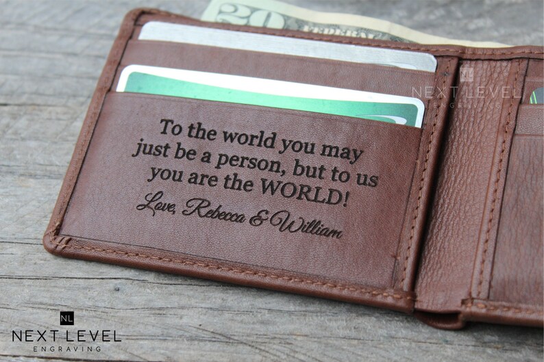 Son Gifts from Mom and Dad to Son Personalized Wallet for ...