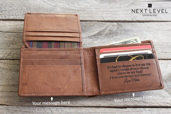 personalized leather gifts for him