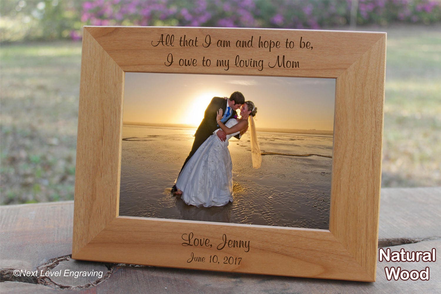 Personalized Mother Of The Bride Picture Frame Wedding Gift 50