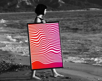 Viaje Bauhaus n.° 44, arte mural digital descargable, arte mural imprimible, descarga de impresión digital