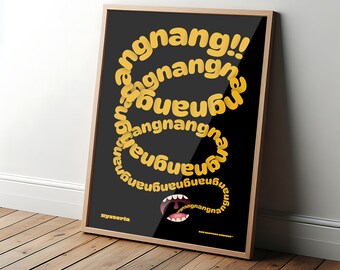 Histeria - Arte mural psicodélico - Póster impreso en giclée - Arte psicodélico - Póster psicodélico - Póster hippie