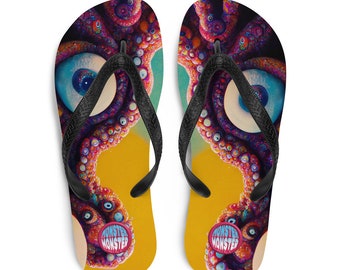 Chanclas Squidly Monster - Freak con suela de goma