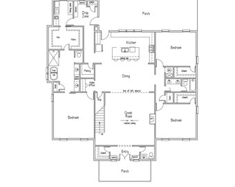 Barndominium Custom Architectural Drafting Service -Example Floor Plans and Elevations, custom house plans drawn