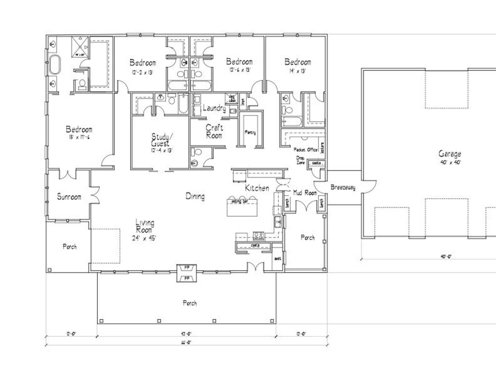 Barndominium Custom Architectural Drafting Service -floor Plans and ...