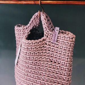 Minimalistic Handbag Scandinavian Style Crochet Tote Bag - Etsy