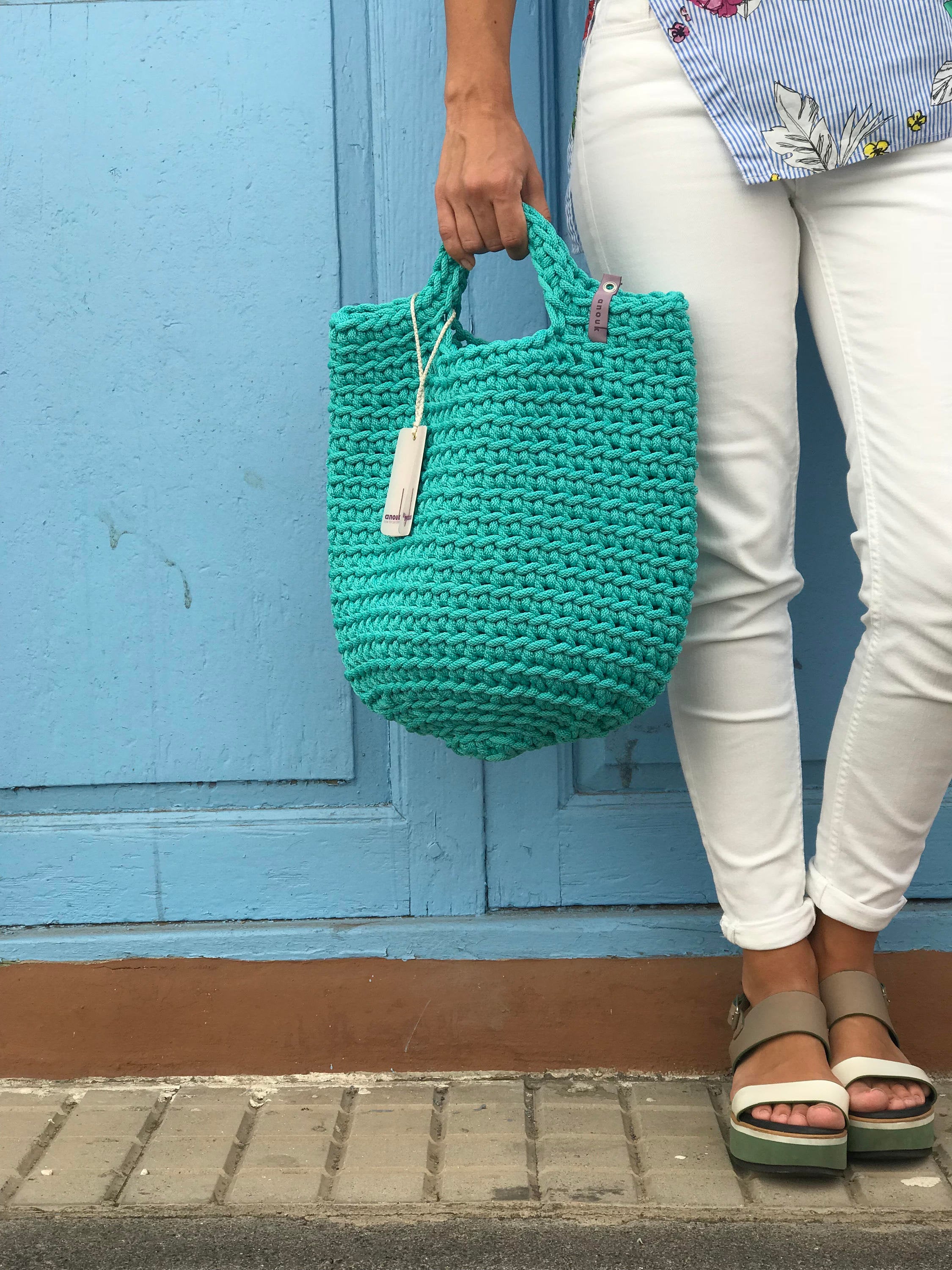 Tote Bag Scandinavian Style Crochet Tote Bag Handmade Bag tote bag scandinavian style crochet tote bag handmade bag