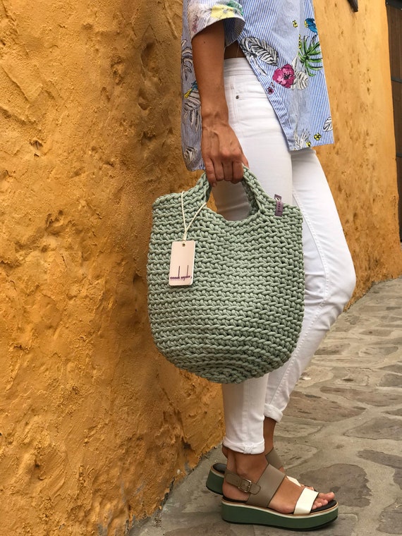 tote bag scandinavian crochet