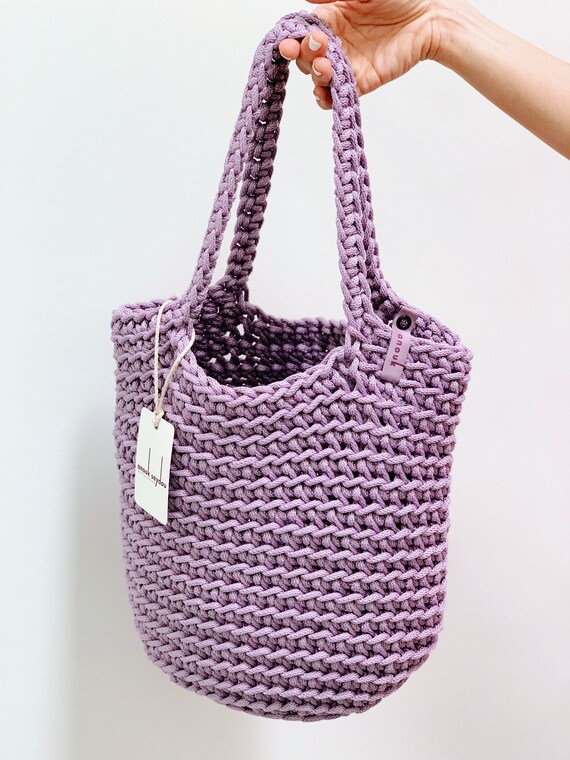 tote bag scandinavian crochet