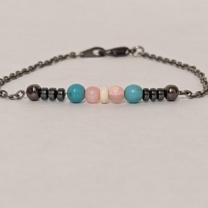 Transgender Flag Bracelet