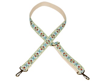 Natural Southwest Vintage Ribbon Multi Purpose Skinny Strap