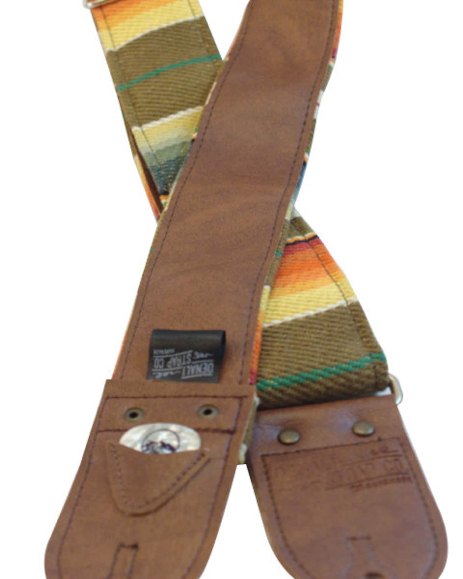 Southwest Multi Color Saddle Blanket Guitar Strap Etsy