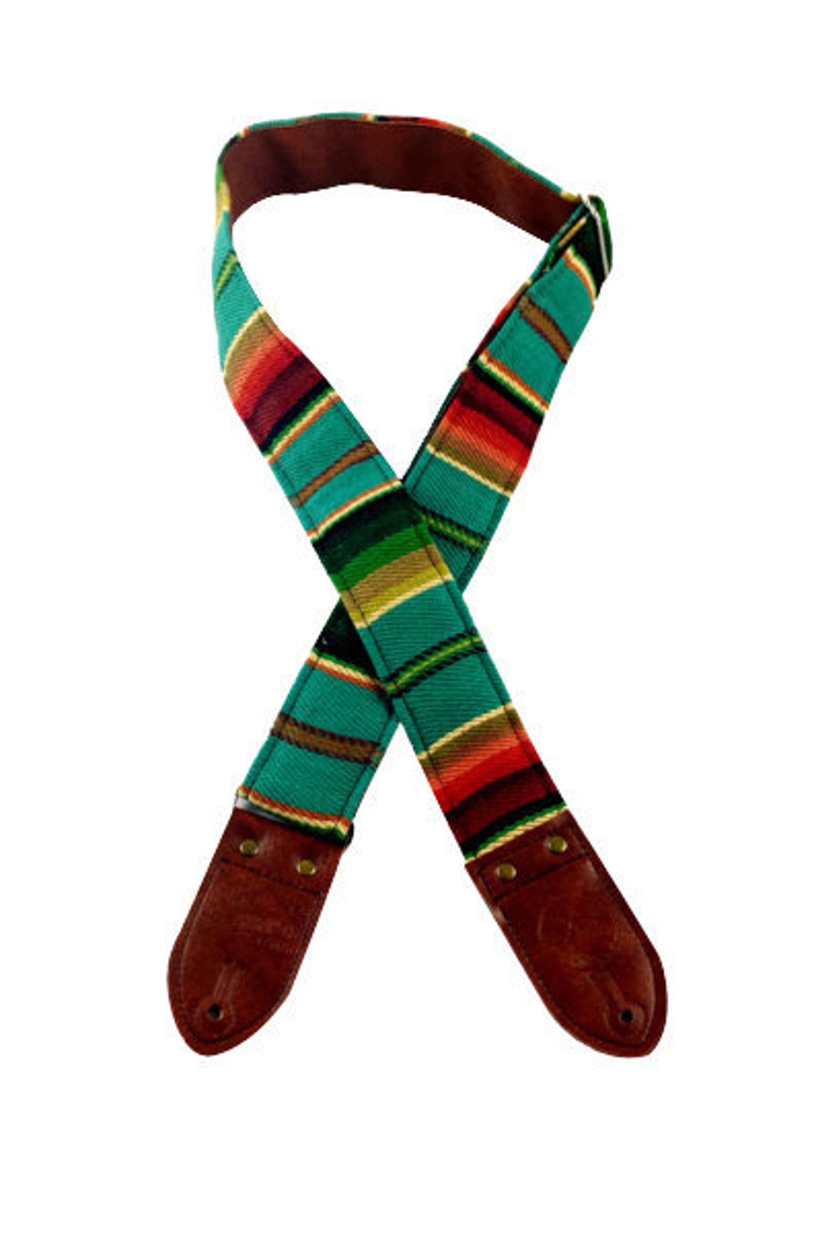 Turquoise Saddle Blanket Guitar Strap Etsy