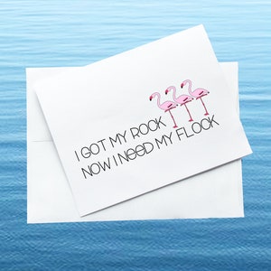 I Got My Rock, Now I Need My Flock, Greeting Card